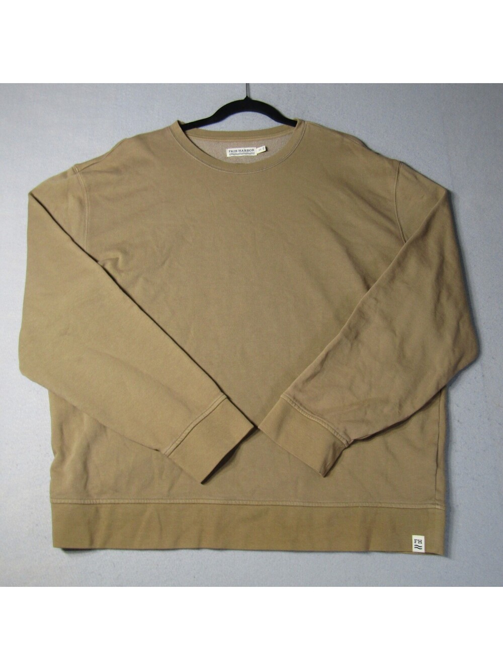 NWT Fair Harbor Saltaire Crewneck Sweatshirt Men's 2X Oak